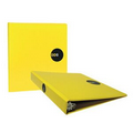 Custom Vinyl Angle D Ring Binder - 3 1/2" Capacity